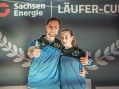 Siegerehrung SachsenEnergie Läufercup 2022