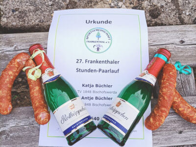 27. Frankenthaler Stunden-Paarlauf